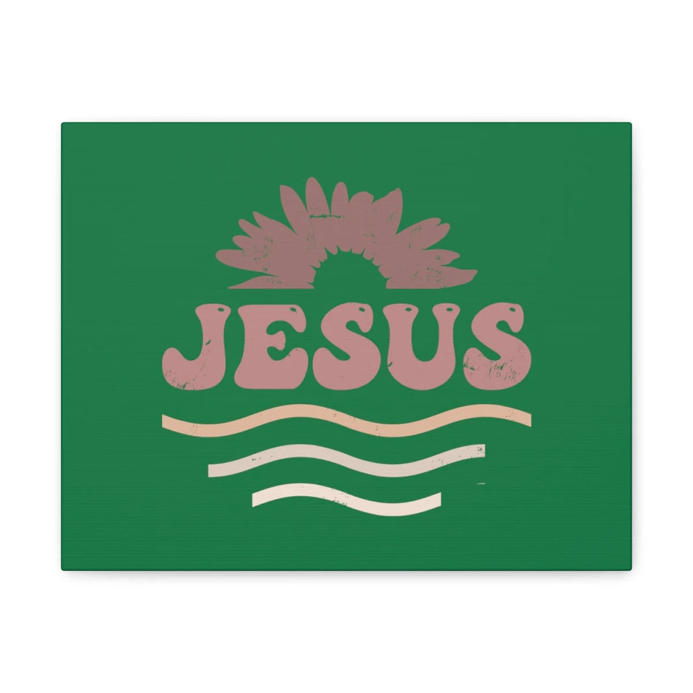 Scripture Walls Jesus Waves Romans 6:23 Christian Wall Art Bible Verse Print